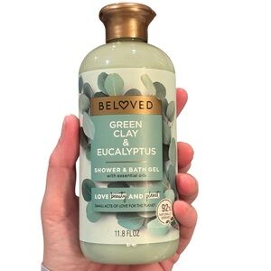Beloved Green Clay & Eucalyptus Shower & Bath Gel 11.8 oz